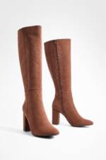 Overknee-Stiefel Mit Absatz - Chocolate - 38, Chocolate