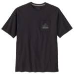 Patagonia - Chouinard Crest Pocket Responsibili-Tee - T-Shirt Gr S schwarz/grau