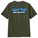 Patagonia - P-6 Logo Responsibili-Tee - T-Shirt Gr XS oliv