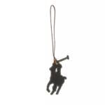 Polo Ralph Lauren Schlüsselanhänger - Pny Pl Charm Bag Charm Medium - Gr. unisize - in Schwarz - für Damen