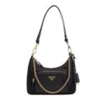 Prada Hobo Bags - Re-edition Shoulder Bag - Gr. unisize - in Schwarz - für Damen