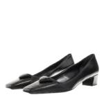 Prada Hohe Schuhe - Saffiano Leather Pumps - Gr. 37 (EU) - in Schwarz - für Damen