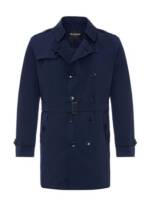 RedBridge Trenchcoat Red Bridge Herren Mantel Trenchcoat Jacke Light Version Navy Blau L Premium Qualität