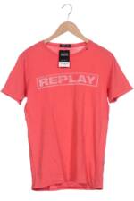 Replay Herren T-Shirt, pink, Gr. 48