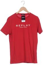 Replay Herren T-Shirt, rot, Gr. 48