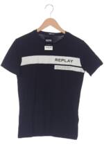 Replay Herren T-Shirt, schwarz, Gr. 46