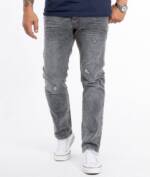 Rock Creek Regular-fit-Jeans Herren Jeans Stonewashed Grau RC-2107