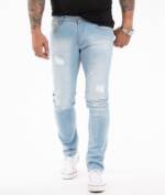 Rock Creek Slim-fit-Jeans Herren Jeans Slim Fit Hellblau RC-2144