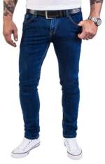 Rock Creek Slim-fit-Jeans Herren Jeans Stonewashed Blau RC-2139