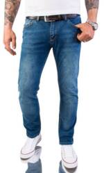 Rock Creek Slim-fit-Jeans Herren Jeans Stonewashed Blau RC-2147