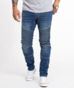 Rock Creek Slim-fit-Jeans Herren Jeans Stonewashed Blau RC-2180