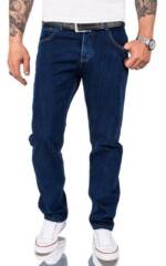 Rock Creek Straight-Jeans Herren Jeans Rinsedwashed Dunkelblau RC-3100