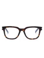 Saint Laurent Eyewear Brille im Wayfarer-Design - Braun