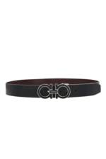 Salvatore Ferragamo Gürtel - Reversible And Adjustable Gancini Belt - Gr. 100 - in Schwarz - für Damen