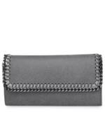 Stella McCartney Portemonnaie - Continental Wallet - Gr. unisize - in Grau - für Damen