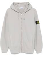 Stone Island Hoodie mit Jersey-Struktur - Grau