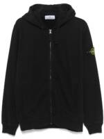 Stone Island Hoodie mit Kompass-Patch - Schwarz