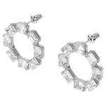 Swarovski Paar Ohrstecker 5602780 Ohrringe Damen Millenia Kreis Weiss Silber-Ton