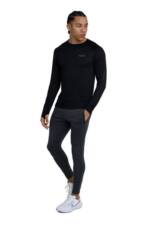 TCA Laufhose TCA Herren Jogginghose Quickdry mit Reißverschlusstaschen - Grau, XS (1-tlg)