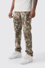 Tall Slim-Fit Camouflage Cargohose - Sand - 32, Sand