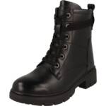 Tamaris COMFORT Damen Schuhe Leder Boots 8-85214-43 Schnürstiefel Reißverschluss