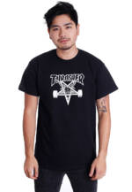 Thrasher - Thrasher Skate Goat - T-Shirt - Schwarz - S - 100% Baumwolle,Jersey