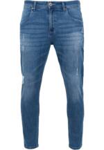 URBAN CLASSICS Bequeme Jeans "Urban Classics Herren Skinny Ripped Stretch Denim Pants", (1 tlg.)