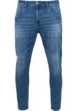 URBAN CLASSICS Bequeme Jeans Urban Classics Herren Skinny Ripped Stretch Denim Pants (1-tlg)