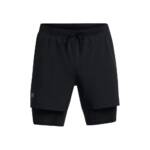 Under Armour Launch 5 Inch 2-in-1 Shorts Herren in schwarz