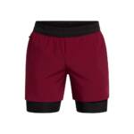 Under Armour Peak Woven 2in1 Shorts Herren in weinrot