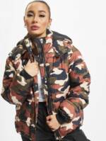 Urban Classics Ladies Boyfriend Camo Puffer Jacket