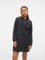 Vero Moda Jeanskleid "VMJENNIE LS SHORT DENIM DRESS GA NOOS"