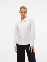 Vero Moda Klassische Bluse "VMANNA LS FITTED SHIRT WVN GA NOOS"