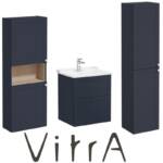 VitrA Root Badmöbel Sets Waschtisch mit Unterschrank 60 x 67 x 46 cm und Zusatzschränke, dunkel blau