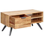 WOHNLING Couchtisch Holz akazie 95,0 x 45,0 x 45,0 cm