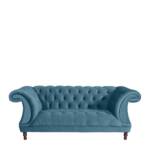 Wohnzimmer Sofa 2-Sitzer in Petrol Samtvelours 200 cm breit