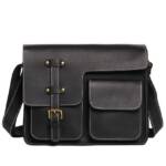 YUBRO-STUDIO Schultertasche Herren Leder Umhängetasche Retro Schultertasche Messenger