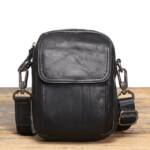 YUBRO-STUDIO Umhängetasche Herren Leder Umhängetasche Klein Crossbody Schultertasche