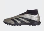 adidas Predator League Laceless TF Fußballschuh, Platinum Metallic / Aurora Black / Turbo