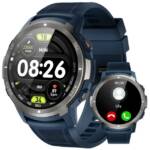 ombar Smartwatch Herren mit Telefonfunktion, 1.39" Zoll Touchscreen Smartwatch (mit 24/7 Herzfrequenz, Blutdruck, Schlafmonitor, 100+ Sportmodi Fitnessuhr, Sprachassistent, IP68 Wasserdicht, Kompatibel mit Android und iOS cm/1.39 Zoll)