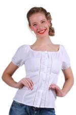 thetru Trachten-Kostüm Dirndl Bluse Dirndlbluse Oktoberfest Wiesn Wasn Trachtenbluse