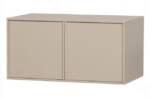 vtwonen Kleiderschrank Modulschrank Daily Closet 50x100 cm Grau Push-to-Open-System