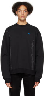 ADER error Black TRS Sweatshirt