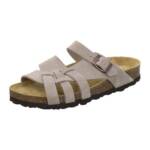 AFS-Schuhe 212274 Kralle Pantolette für Damen mit Fußbett, bequeme Sandalen aus Leder