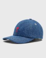 AMI Paris AMI DE COEUR EMBROIDERY CAP men Caps blue in Größe:ONE SIZE