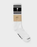 AMI Paris AMI DE COEUR STRIPED SOCKS men Socks black in Größe:EU 39-42