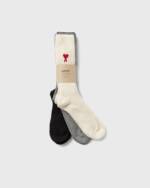 AMI Paris THREE PACK AMI DE COEUR SOCKS men Socks multi in Größe:EU 43-46