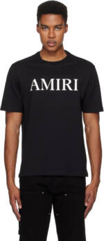 AMIRI Black 'AMIRI' Core Logo T-shirt