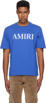 AMIRI Blue 'AMIRI' Core Logo T-shirt