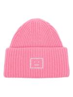 Acne Studios Beanie mit Face-Applikation - Rosa